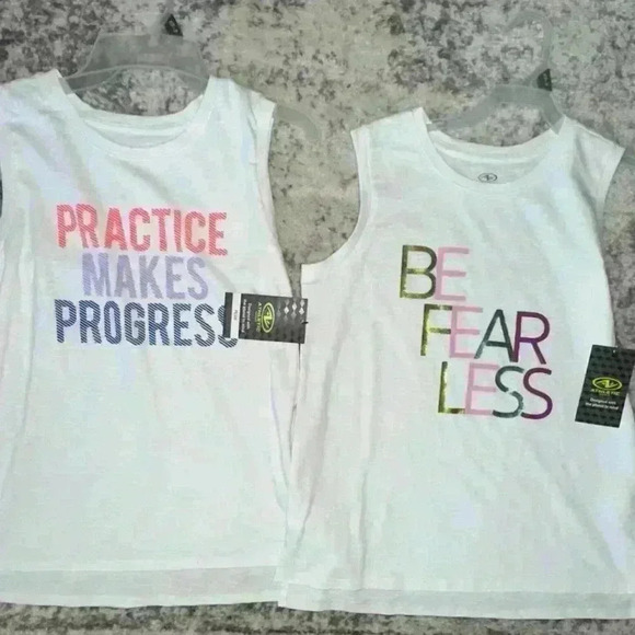 Set of 2 / NWT! Women's Athletic Works Tank Top XL (14-16) Plus White - Picture 3 of 9